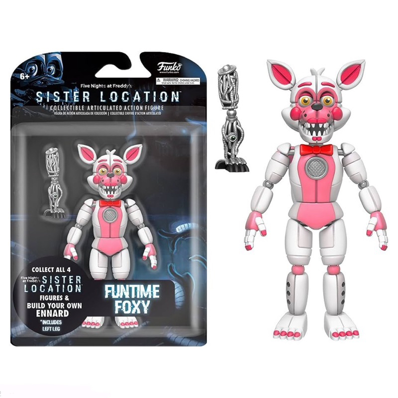 美國Funko Five Nights At Freddy's佛萊迪五夜驚魂關節可動Funtime Foxy公仔FNAF