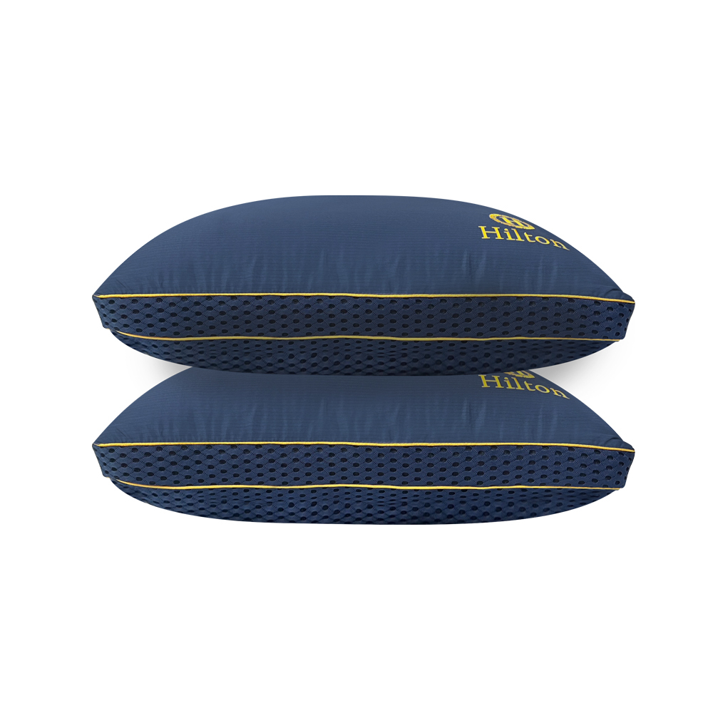 【Hilton 希爾頓】銀纖維石墨烯萊賽爾獨立筒枕   獨立筒 立體枕 枕頭 枕芯 萊賽爾枕 彈簧枕 機能枕
