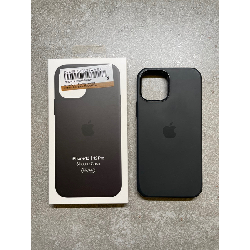 iphone 12 pro 原廠矽膠保護殼 magsafe silicone case 蘋果手機殼 黑色