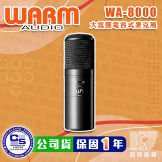 Warm Audio WA-8000 真空管 電容式 麥克風 公司貨 平價版 C-800G 頂級麥克風【凱傑樂器】