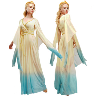 古羅馬希臘女神洋裝 兩件套 萬聖節 角色扮演 表演 戲劇 裝扮 尾牙 大人 cosplay 橘魔法 【BB6237】