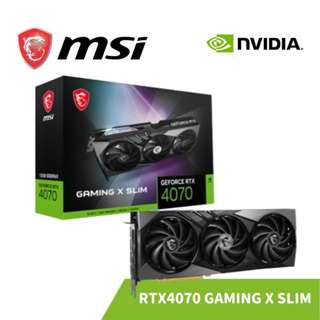 MSI 微星 GeForce RTX 4070 GAMING X SLIM 12G 顯示卡