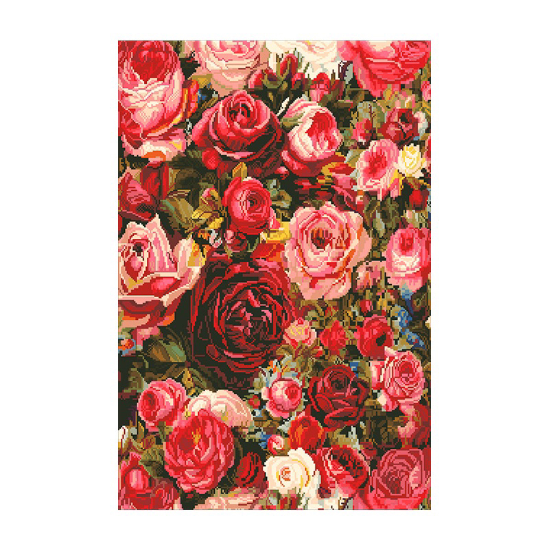 💖現貨秒出🇹🇼十字繡材料包💓玫瑰花園💓滿繡