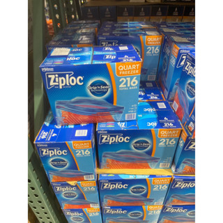 Ziploc 雙層夾鏈冷凍保鮮袋-小 216入#921389