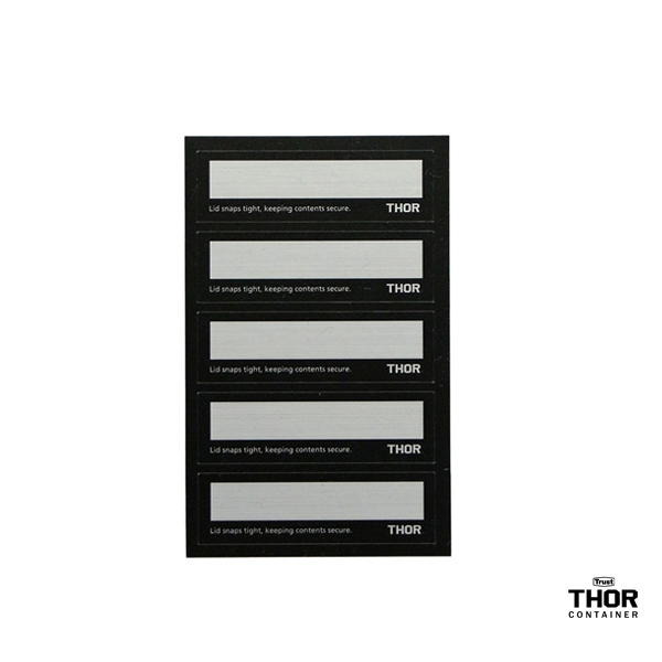 GOODFORIT/日本Detail Thor Document Sticker金屬髮絲紋防水標簽貼紙(小款/五入一組)