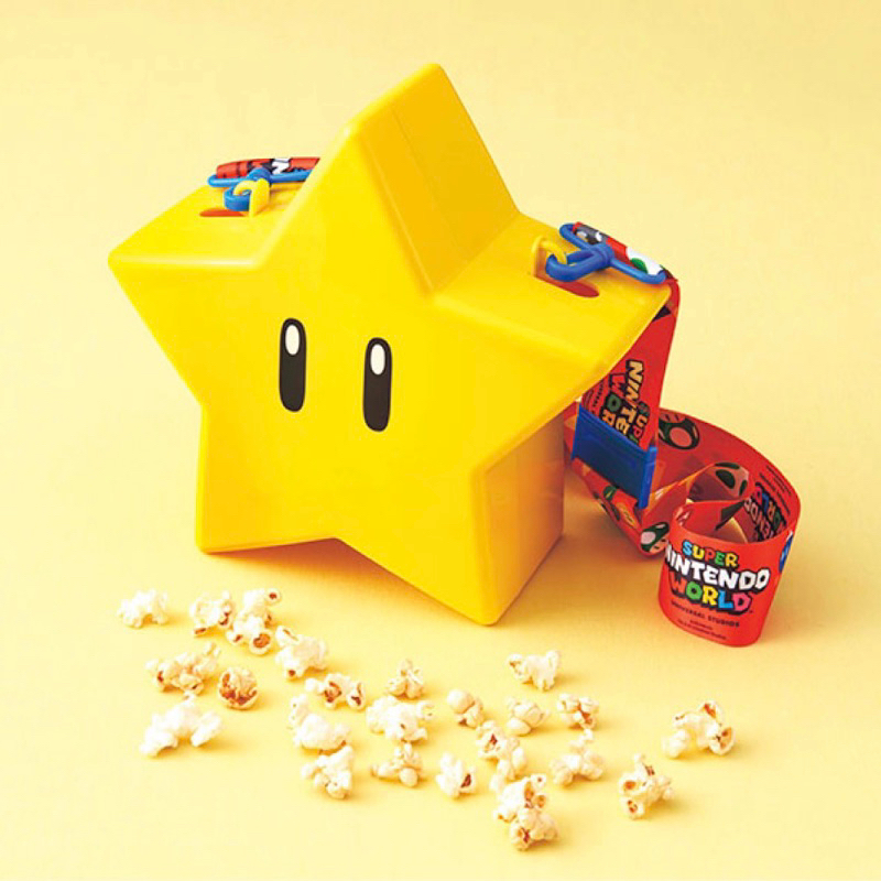 大阪 環球 Universal 瑪利歐 Mario 無敵星星 Super Star 爆米花桶