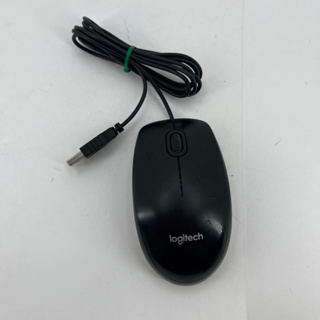 ❮二手❯ 瑞士 Logitech 羅技 B100 有線光學滑鼠 雙手適用的設計 高解析度光學感應器 有線USB插頭 滑鼠