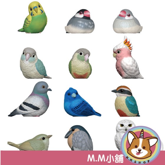 【M.M小舖】『預購』 2月 BANDAI 食玩 盒玩 掌上好朋友 10 小鳥 手掌 動物 好朋友 一中盒12入