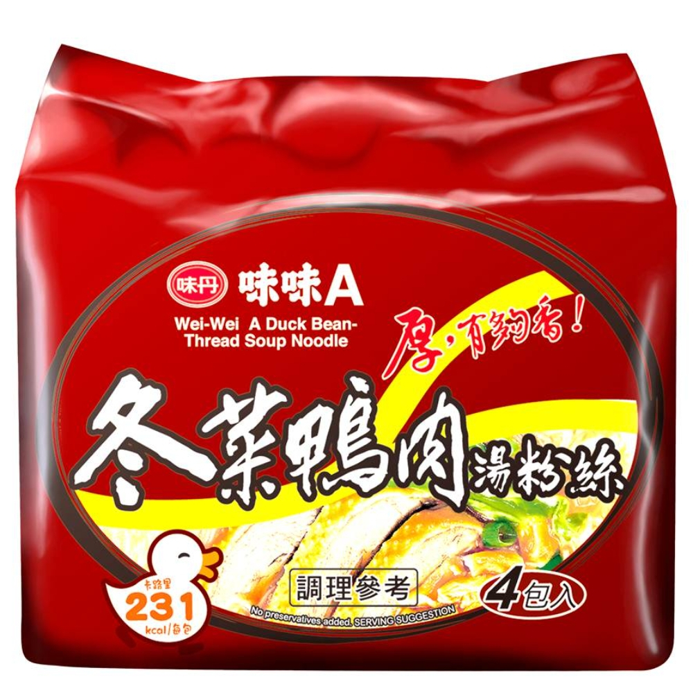 即期品味味A-冬菜鴨肉湯冬粉袋60g(4包)（未滿100元不出貨）