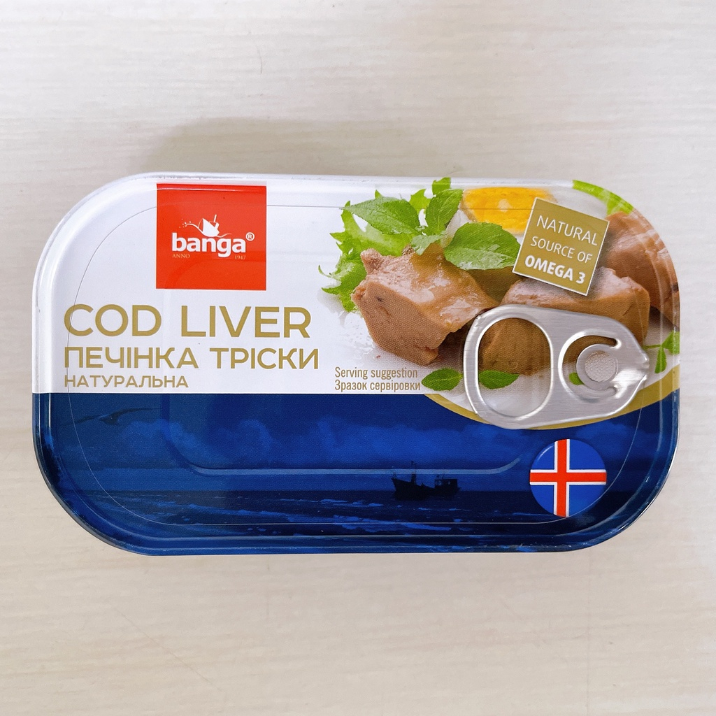 🐠Banga 鱈魚肝罐頭（冰島鱈魚肝罐頭）Cod Liver in Can 水產罐頭