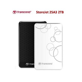 Transcend 創見 StoreJet 25A3 2TB(TS2TSJ25A3) USB3.0 2.5吋行動硬碟 [