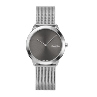 CK手錶 Minimal極簡系列女錶-大款黑面 不鏽鋼米蘭腕錶K3M221Y3