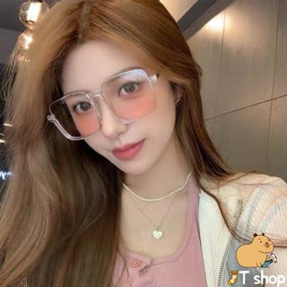 🌈JS🌈眼鏡 腮紅方框墨鏡 太陽眼鏡 大框 方框 ins風 小紅書熱賣 出國 旅行 時尚配件 9220