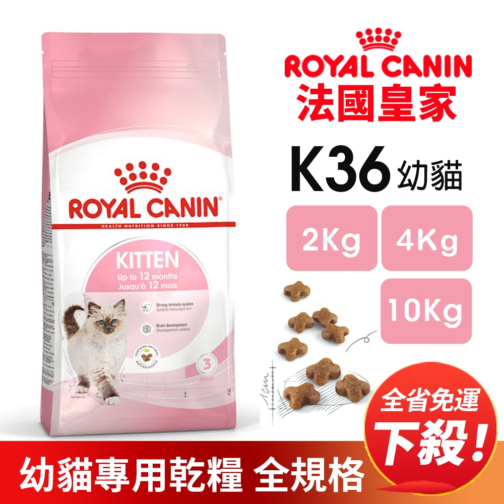 ✨貴貴嚴選✨【免運】 Royal Canin 法國皇家 K36 幼貓專用乾糧 全規格 幼貓 貓飼料