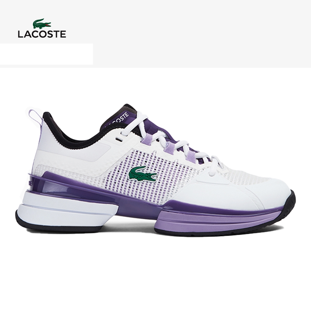 LACOSTE 網球鞋 白紫 AG-LT21 ULTRA 女鞋