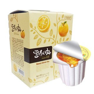 韓國花泉 韓國 蜂蜜柚子茶球 (30g*15入) 隨身茶球 柚子茶
