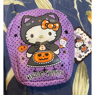 絕版收藏品～Sanrio Hello Kitty萬聖節派對系列化妝收納包+面紙包