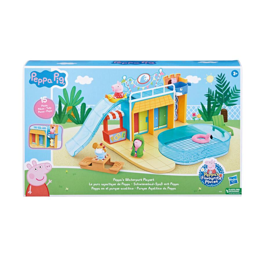 Hasbro Peppa Pig 佩佩豬 粉紅豬小妹 佩佩的水上樂園遊戲組