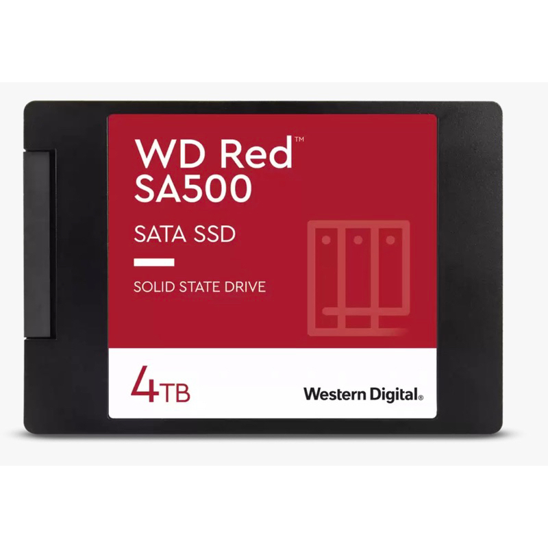 ［信用卡可分期］全新WD 紅標 SA500 4T SSD （台灣公司貨正品）