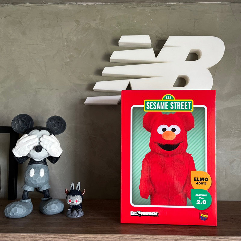 《NB小賣》庫柏力克熊 bearbrick 芝麻街 elmo 400%