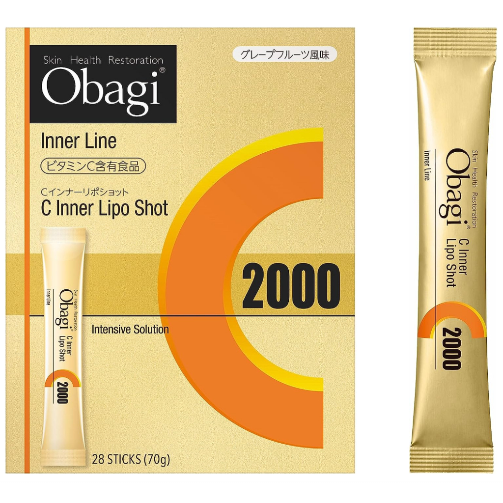日本直送 Obagi C Inner Lipo Shot 維生素C粉 28包入 脂質體含2000mg 持久 高吸收 顆粒