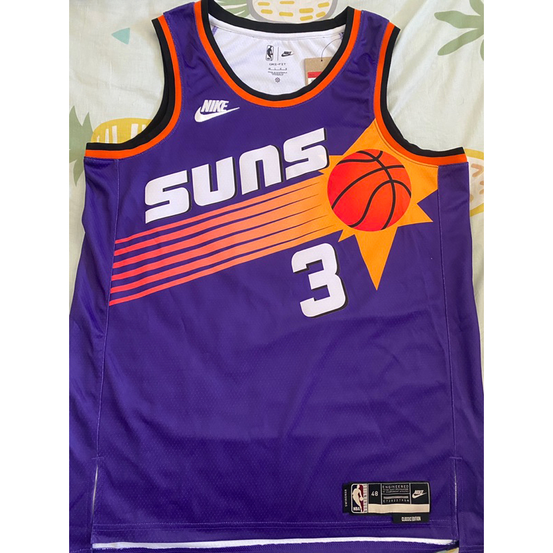 NBA太陽隊 Chris Paul 復古紫太陽 球衣 大圖 轉戰勇士