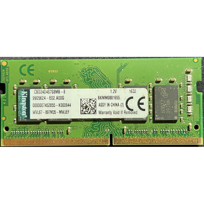 Kingston DDR4 8G 2400 筆電拆機良品 單根