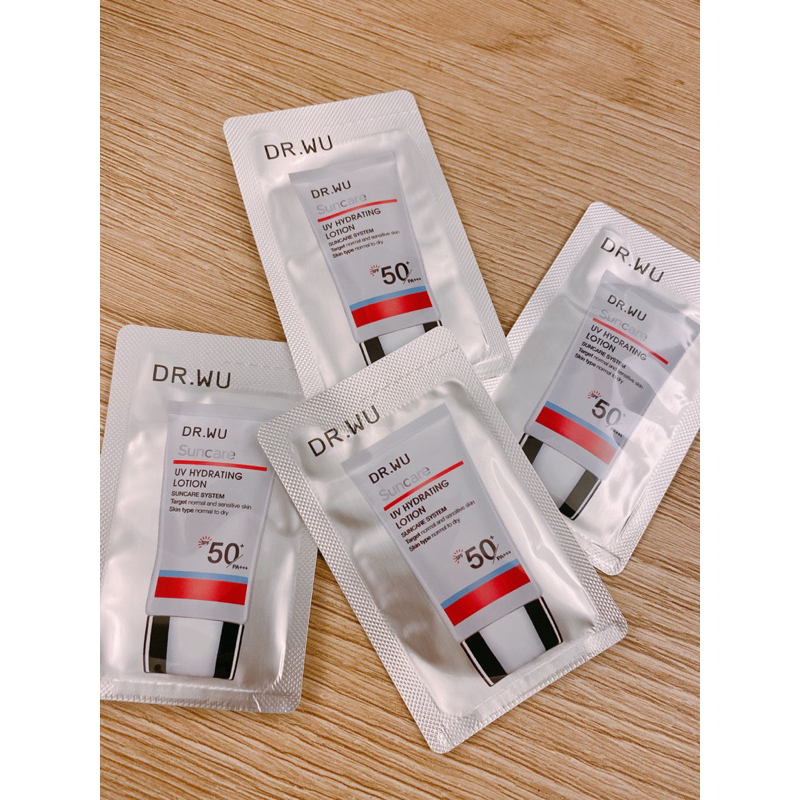 全新✨超優惠🎉dr.wu全日保濕防曬乳SPF50+ 2ml 體驗包