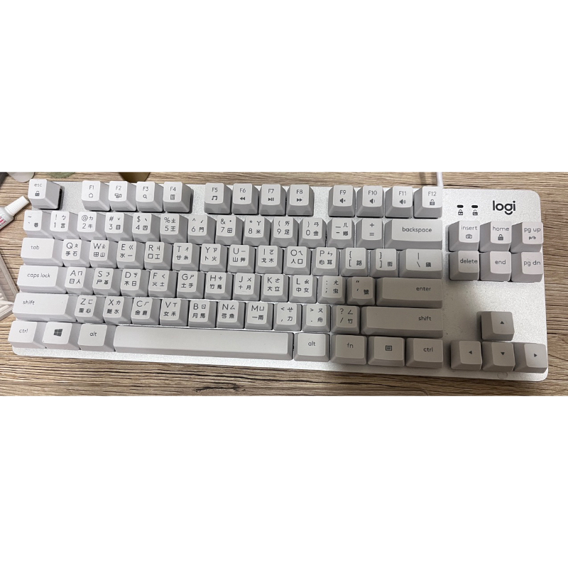 羅技K835 TKL 機械鍵盤 有線鍵盤（白）