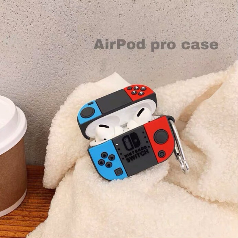 🔥台灣現貨🔥 switch遊戲機 airpods Pro 保護套 矽膠 立體造型 藍芽耳機 蘋果 無線耳機 防摔 耳機套
