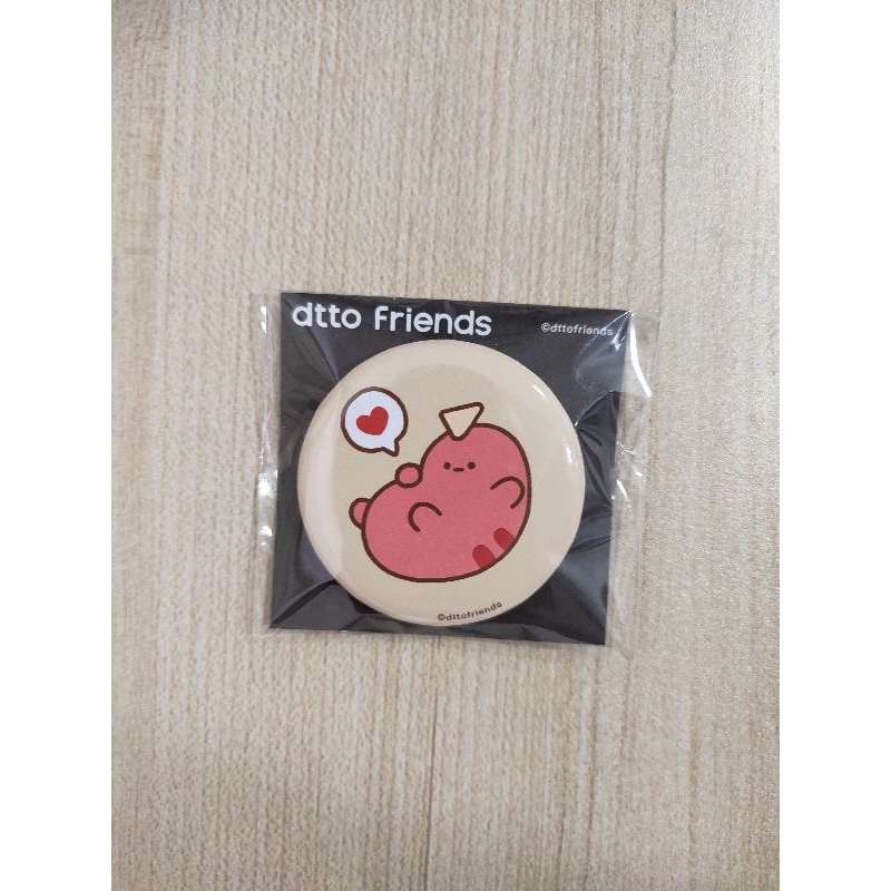 Dcard dtto friends 腸太郎圓形徽章