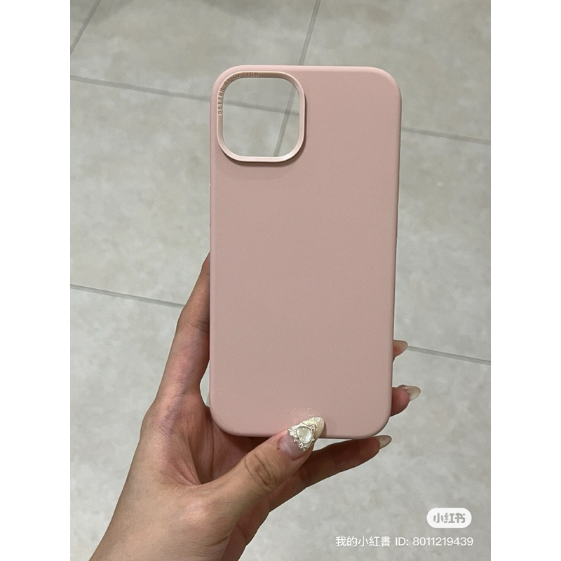 iphone13手機殼粉色無線充電