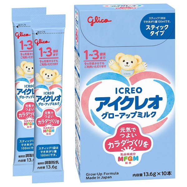 日本 Glico ICREO奶粉 固力果二階奶粉 820g 藍罐 /小盒包裝