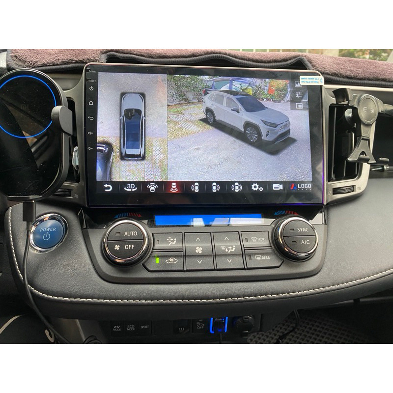 最新安卓機環景系統聲控360環景含四路行車錄影 導航 電視 安卓系統 藍芽