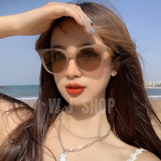 ᴡ.ᴊ sʜᴏᴘ ▸可愛圓框太陽眼鏡實拍照 墨鏡 大框 方框 圓框 百搭 明星 同款 網美 網紅 出國 海邊 夏天