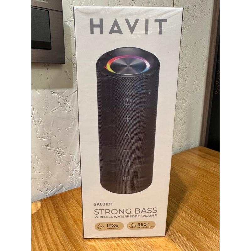 Havit 海威特 RGB燈光環繞立體音喇叭SK831BT(雙串聯/藍牙5.3/Hifi音質)