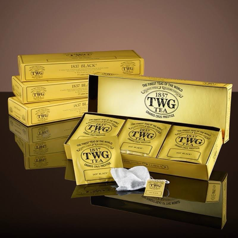 「現+預」TWG 貴婦下午茶 手工純棉茶包 黑茶/焦糖/紅糖棒