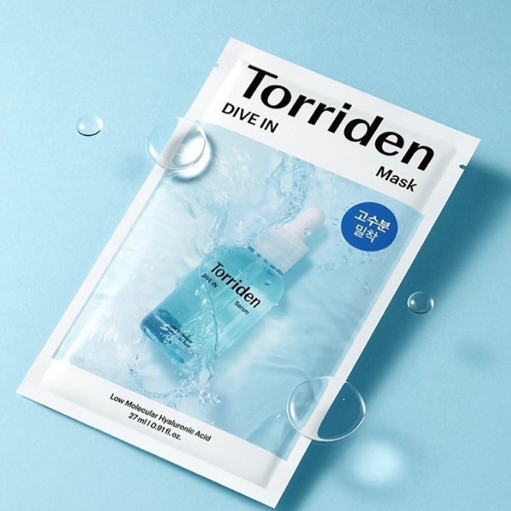 布朗尼韓國代購｜預購 Torriden超補水玻尿酸保濕面膜💦10入/盒 保濕面膜 玻尿酸 韓國第一名面膜