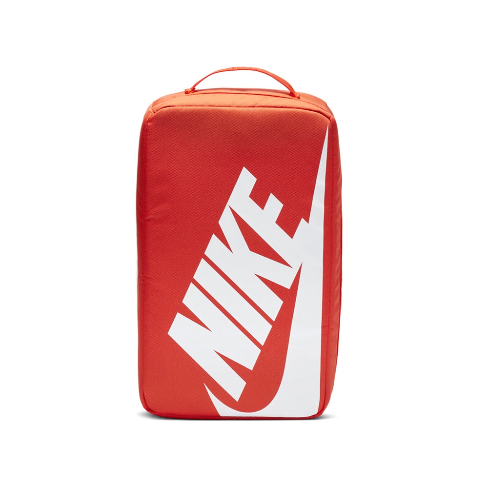 Nike Shoe Box Bag 鞋袋 健身包 手拿 手提 收納袋 鞋盒 鞋袋包 橘白 BA6149 810 楠希
