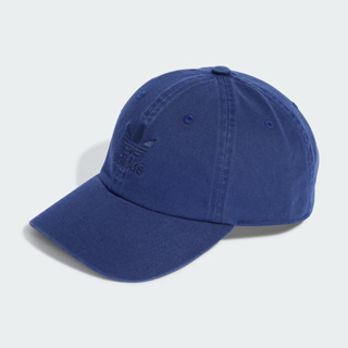 ADIDAS愛迪達三葉草刺繡帽子 牛仔深藍色 運動帽 遮陽帽 II0706