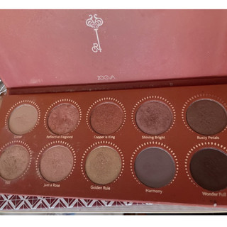 zoeva眼影 rose golden 新手適合