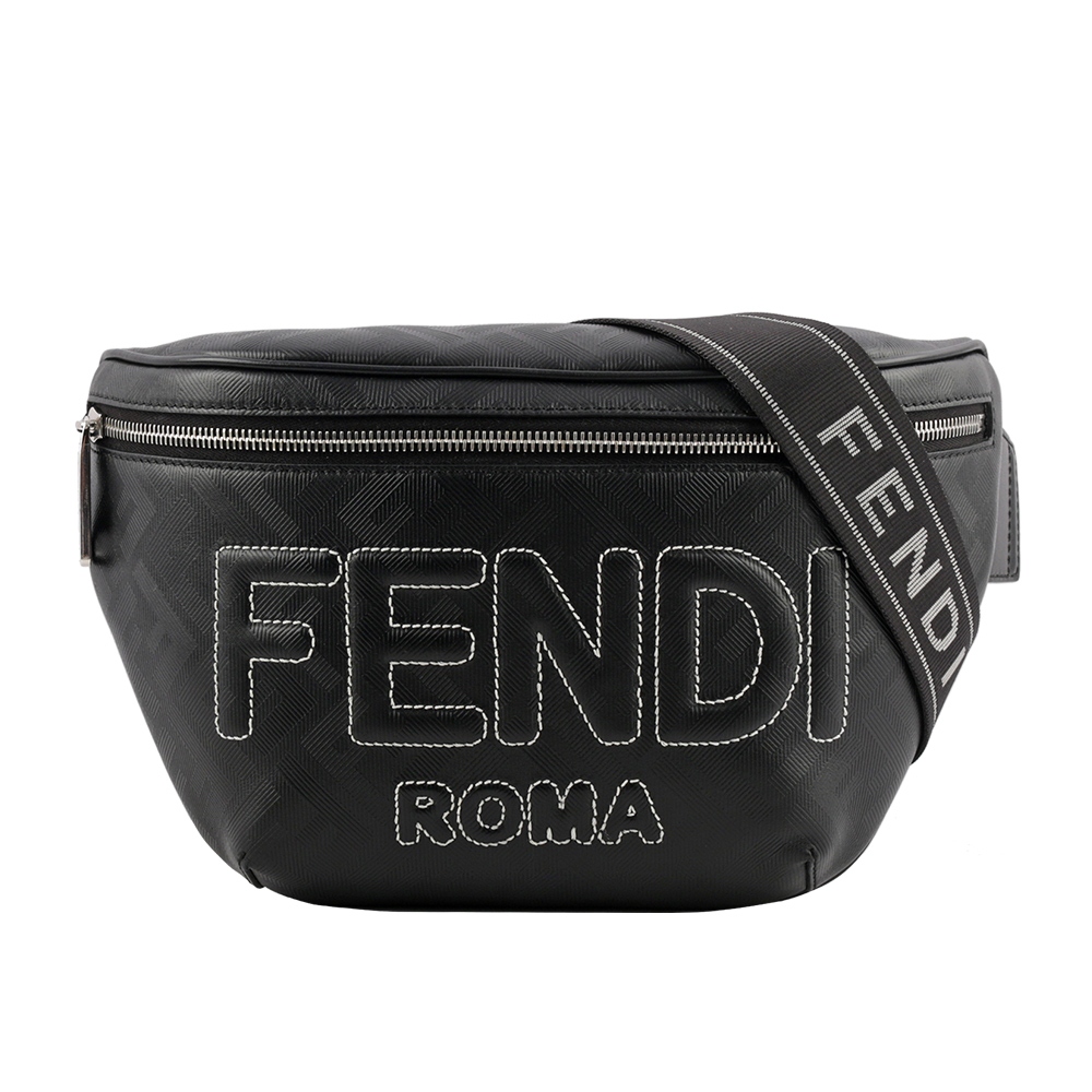 ♚KK SHOP♚ 預購 FENDI FF Logo Shadow 皮革腰包 7VA562 AP15 F0GXN