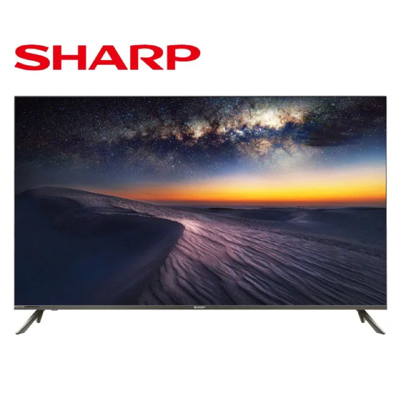 ❤️免費安裝❤️原廠保固二年❤️夏普SHARP 60吋4K無邊框連網液晶電視4T-C60DJ1T