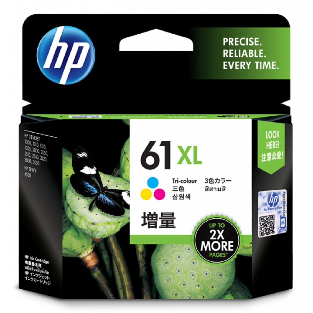 HP CH564WA No.61XL 彩色墨水匣(裸裝)