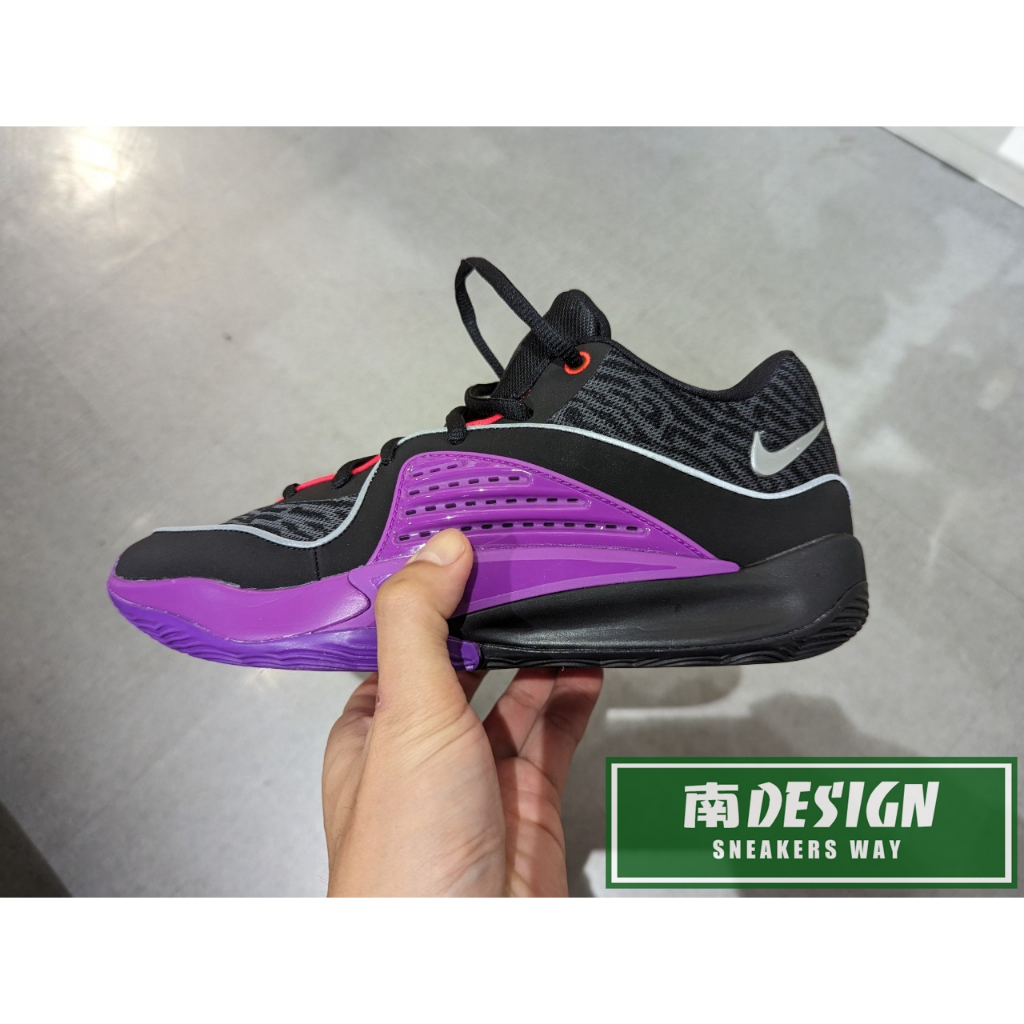 南🔥2023 10月 NIKE KD16 EP 籃球鞋 反光 緩震 果凍底 透氣 低筒 男款 黑紫 DV2916-002