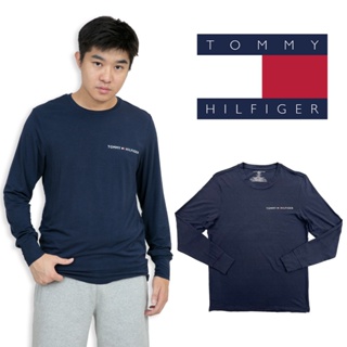 觸感推爆🔥 Tommy Hilfiger 薄長袖 深藍 大尺碼 長袖 上衣 T恤 長T #9308