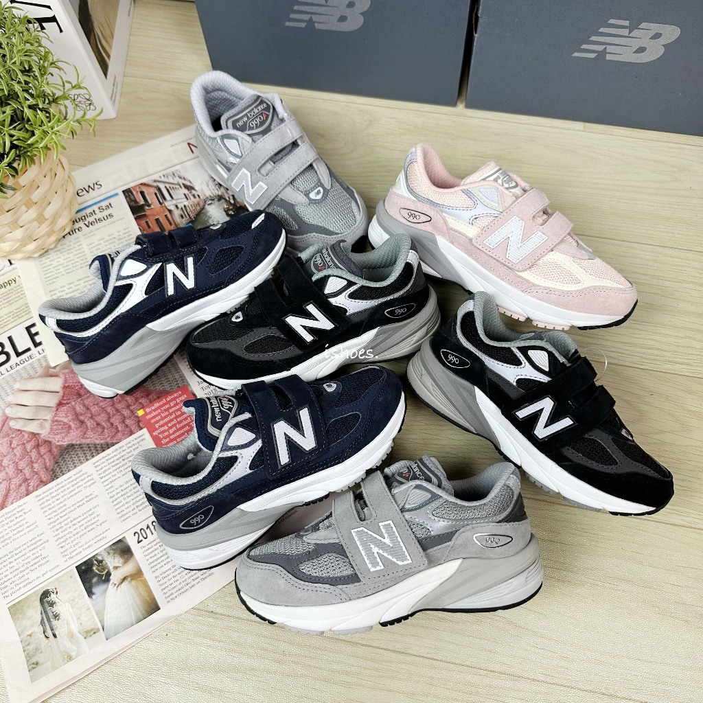 現貨 iShoes正品 New Balance 990 中童 V6 寬楦 童鞋 運動 PV990GL6 PV990BK6