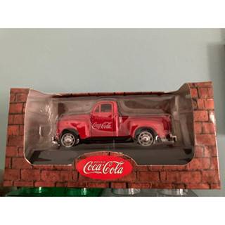 7-11 2023可口可樂車 復古懷舊 野馬 紅磚皮卡 木紋古董 收藏車Coca-Cola模型車