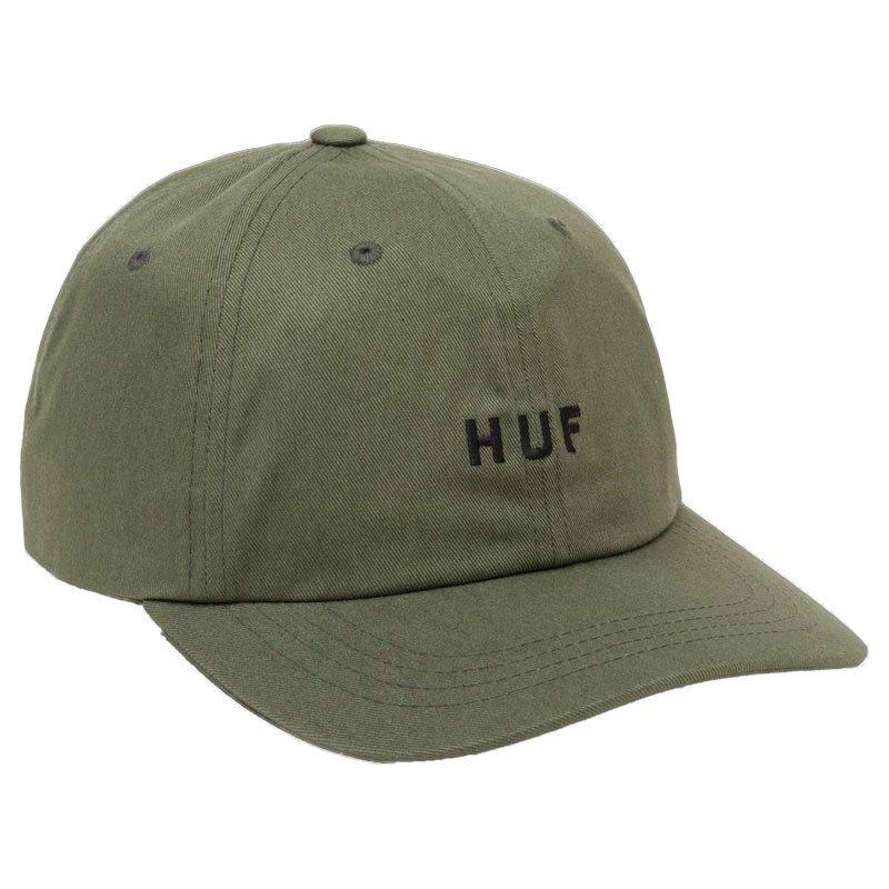 【HUF】E12603 SET OG CV 6-PANEL HAT 老帽 / 棒球帽 (軍綠色) 化學原宿