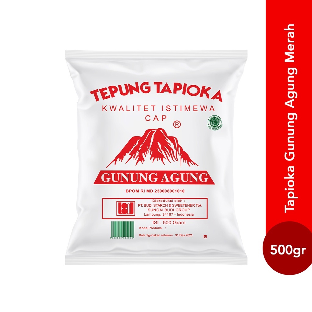 印尼 Rose Brand 木薯粉 樹薯粉 Tepung Tapioka cap Gunung Agung Merah